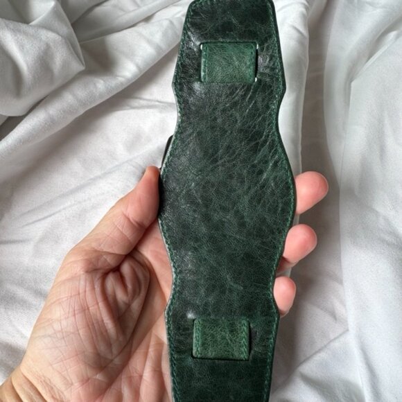 Auth F/W 2007 Balenciaga Pine Green Chevre Agneau City Shoulder Bag - Picture 10 of 16